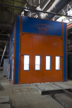 Окрасочно-сушильная камера для вилочных погрузчиков и металлоконструкций (Невьянский Машиностроительный Завод, г. Невьянск, Свердловская область) Окрасочно-сушильная камера для вилочных погрузчиков и металлоконструкций (Невьянский Машиностроительный Завод, г. Невьянск, Свердловская область)
