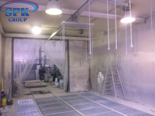 Реконструкция покрасочной камеры для сварных металлоконструкций Реконструкция покрасочной камеры для сварных металлоконструкций SPK GROUP