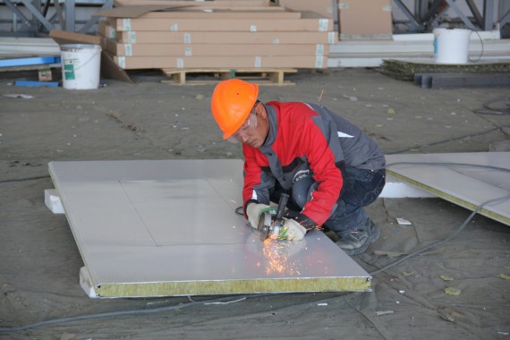 Покрасочно-сушильная камера для самолетов Airbus в Авиационно-техническом центре Покрасочно-сушильная камера SPK GROUP для самолетов Airbus в Авиационно-техническом центре