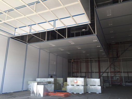 Покрасочно-сушильная камера для самолетов Airbus в Авиационно-техническом центре Покрасочно-сушильная камера SPK GROUP для самолетов Airbus в Авиационно-техническом центре