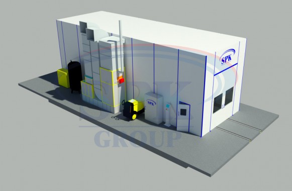 Моечная камера для дизельных двигателей SPK-9.5.5 Моечная камера SPK GROUP для дизельных двигателей