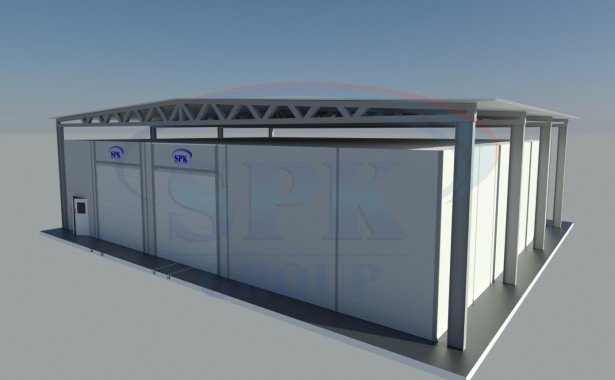 Комплекс для подготовки и покраски нефтяных труб SPK GROUP