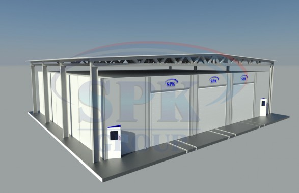 Комплекс для подготовки и покраски нефтяных труб SPK-18.22.7 Комплекс для подготовки и покраски нефтяных труб SPK GROUP