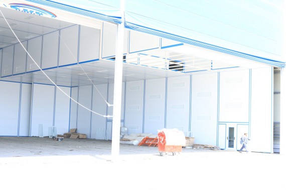 Покрасочно-сушильная камера для самолетов Airbus в Авиационно-техническом центре Покрасочно-сушильная камера SPK GROUP для самолетов Airbus в Авиационно-техническом центре