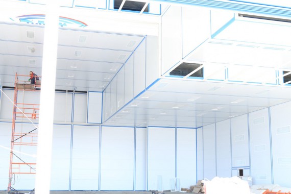 Покрасочно-сушильная камера для самолетов Airbus в Авиационно-техническом центре Покрасочно-сушильная камера SPK GROUP для самолетов Airbus в Авиационно-техническом центре