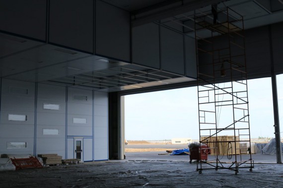 Покрасочно-сушильная камера для самолетов Airbus в Авиационно-техническом центре Покрасочно-сушильная камера SPK GROUP для самолетов Airbus в Авиационно-техническом центре