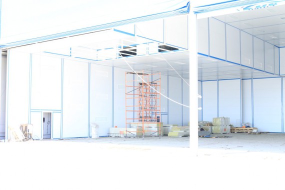 Покрасочно-сушильная камера для самолетов Airbus в Авиационно-техническом центре Покрасочно-сушильная камера SPK GROUP для самолетов Airbus в Авиационно-техническом центре