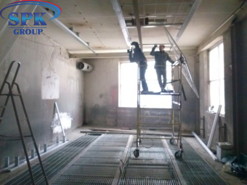 Реконструкция покрасочной камеры для сварных металлоконструкций Реконструкция покрасочной камеры для сварных металлоконструкций SPK GROUP