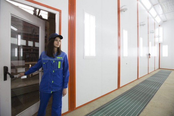 Окрасочно-сушильная камера для вилочных погрузчиков и металлоконструкций (Невьянский Машиностроительный Завод, г. Невьянск, Свердловская область) Окрасочно-сушильная камера для вилочных погрузчиков и металлоконструкций (Невьянский Машиностроительный Завод, г. Невьянск, Свердловская область)