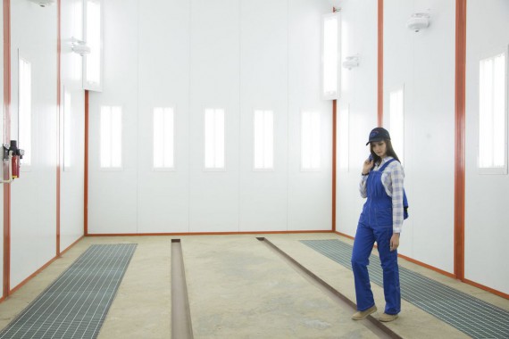 Окрасочно-сушильная камера для вилочных погрузчиков и металлоконструкций (Невьянский Машиностроительный Завод, г. Невьянск, Свердловская область) Окрасочно-сушильная камера для вилочных погрузчиков и металлоконструкций (Невьянский Машиностроительный Завод, г. Невьянск, Свердловская область)