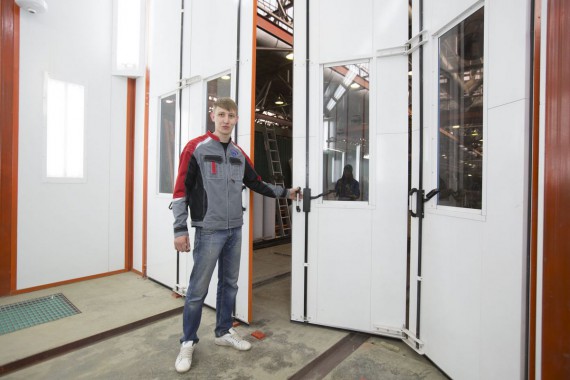 Окрасочно-сушильная камера для вилочных погрузчиков и металлоконструкций (Невьянский Машиностроительный Завод, г. Невьянск, Свердловская область) Окрасочно-сушильная камера для вилочных погрузчиков и металлоконструкций (Невьянский Машиностроительный Завод, г. Невьянск, Свердловская область)