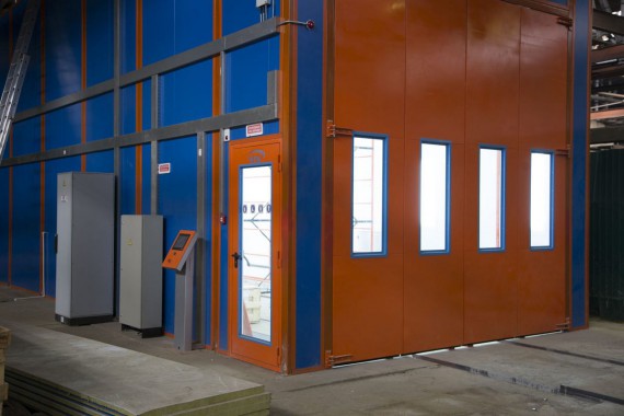 Окрасочно-сушильная камера для вилочных погрузчиков и металлоконструкций (Невьянский Машиностроительный Завод, г. Невьянск, Свердловская область) Окрасочно-сушильная камера для вилочных погрузчиков и металлоконструкций (Невьянский Машиностроительный Завод, г. Невьянск, Свердловская область)