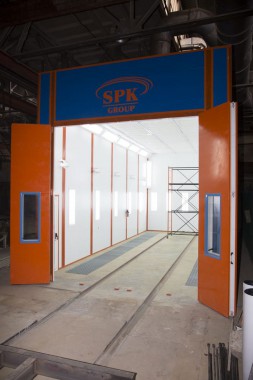 Окрасочно-сушильная камера для вилочных погрузчиков и металлоконструкций (Невьянский Машиностроительный Завод, г. Невьянск, Свердловская область) Окрасочно-сушильная камера для вилочных погрузчиков и металлоконструкций (Невьянский Машиностроительный Завод, г. Невьянск, Свердловская область)