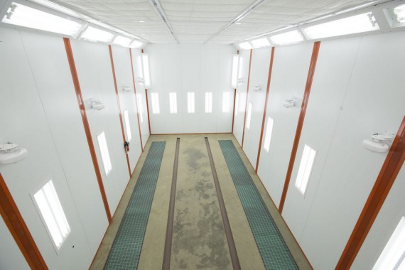 Окрасочно-сушильная камера для вилочных погрузчиков и металлоконструкций (Невьянский Машиностроительный Завод, г. Невьянск, Свердловская область) Окрасочно-сушильная камера для вилочных погрузчиков и металлоконструкций (Невьянский Машиностроительный Завод, г. Невьянск, Свердловская область)