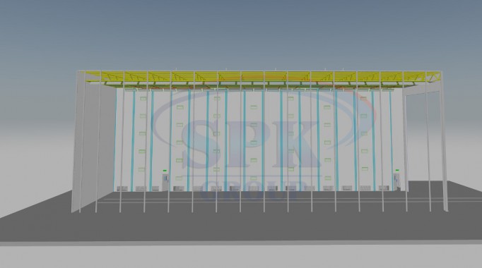 Уличная камера окраски и сушки яхт и катеров SPK-33.9.12 Уличная камера окраски и сушки яхт и катеров SPK GROUP