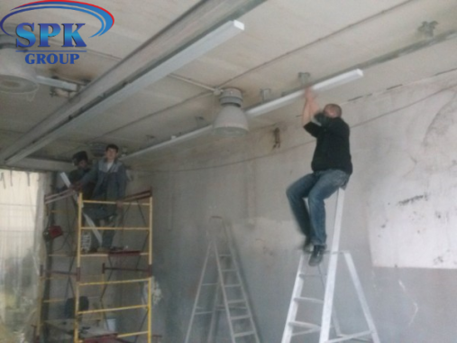 Реконструкция покрасочной камеры для сварных металлоконструкций SPK GROUP 