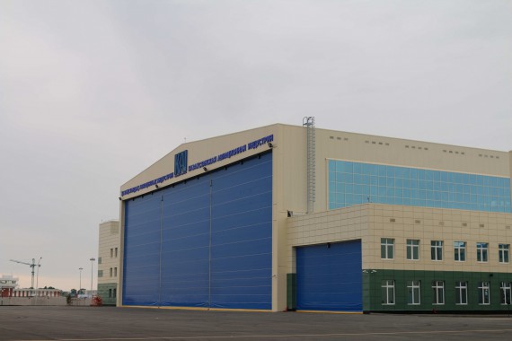 Покрасочно-сушильная камера для самолетов Airbus в Авиационно-техническом центре Покрасочно-сушильная камера SPK GROUP для самолетов Airbus в Авиационно-техническом центре