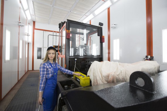 Окрасочно-сушильная камера для вилочных погрузчиков и металлоконструкций (Невьянский Машиностроительный Завод, г. Невьянск, Свердловская область) Окрасочно-сушильная камера для вилочных погрузчиков и металлоконструкций (Невьянский Машиностроительный Завод, г. Невьянск, Свердловская область)