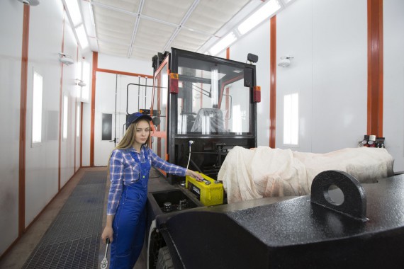 Окрасочно-сушильная камера для вилочных погрузчиков и металлоконструкций (Невьянский Машиностроительный Завод, г. Невьянск, Свердловская область) Окрасочно-сушильная камера для вилочных погрузчиков и металлоконструкций (Невьянский Машиностроительный Завод, г. Невьянск, Свердловская область)