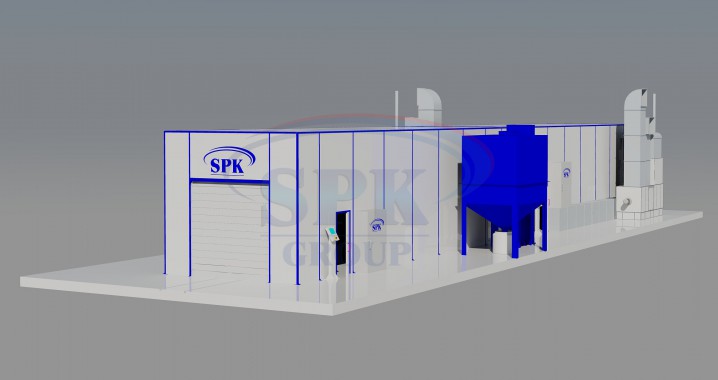 Комплекс подготовки и окраски труб SPK-30.4.4 Комплекс подготовки и окраски труб SPK GROUP