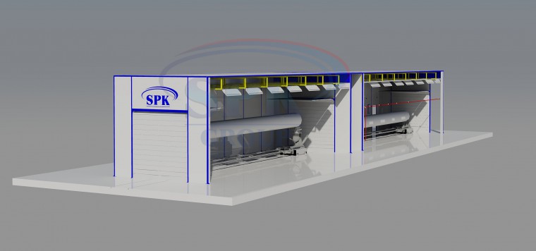 Комплекс подготовки и окраски труб SPK GROUP