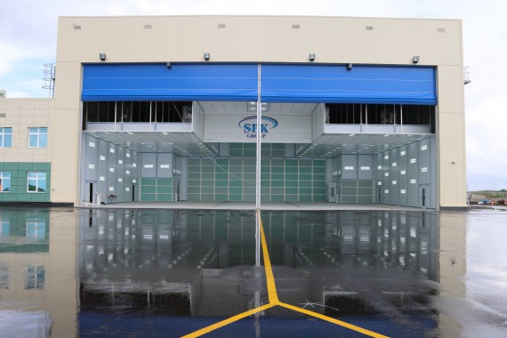 Покрасочно-сушильная камера для самолетов Airbus в Авиационно-техническом центре Покрасочно-сушильная камера SPK GROUP для самолетов Airbus в Авиационно-техническом центре