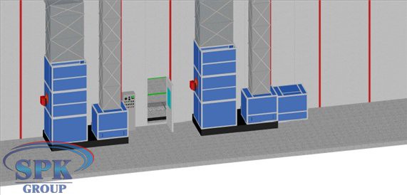 Дробеструйная камера, совмещенная с окрасочно-сушильной уличного исполнения SPK-42.5.5 Дробеструйная камера, совмещенная с окрасочно-сушильной уличного исполнения SPK GROUP