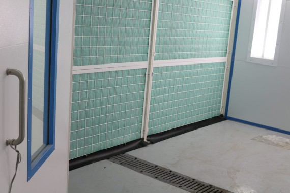 Покрасочно-сушильная камера для самолетов Airbus в Авиационно-техническом центре Покрасочно-сушильная камера SPK GROUP для самолетов Airbus в Авиационно-техническом центре