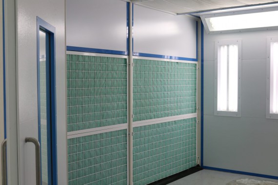 Покрасочно-сушильная камера для самолетов Airbus в Авиационно-техническом центре Покрасочно-сушильная камера SPK GROUP для самолетов Airbus в Авиационно-техническом центре