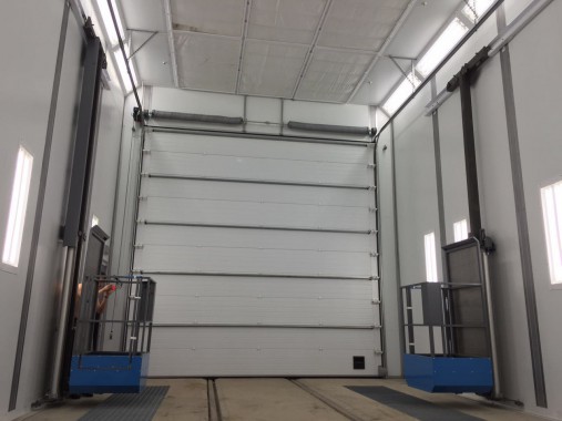 Покрасочно-сушильная камера для локомотивов для Музея РЖД г. Екатеринбург Окрасочно-сушильная камера для локомотивов СПК ГРУПП