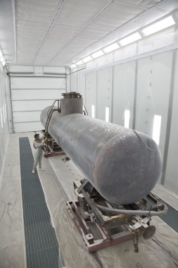 Покрасочно-сушильная камера для локомотивов для Музея РЖД г. Екатеринбург Камера для покраски и сушки локомотивов SPK GROU