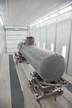 Покрасочно-сушильная камера для локомотивов для Музея РЖД г. Екатеринбург Камера для покраски и сушки локомотивов SPK GROU