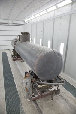 Покрасочно-сушильная камера для локомотивов для Музея РЖД г. Екатеринбург Камера для покраски и сушки локомотивов SPK GROU