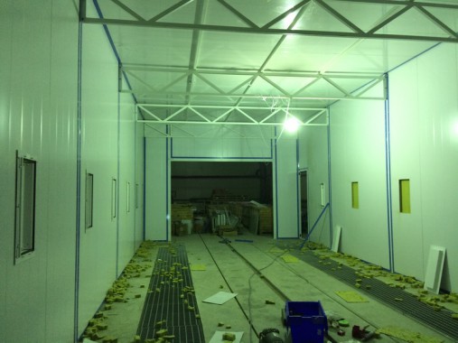 Окрасочно-сушильная камера для окраски металлоконструкций и ферм SPK 15.4.6. Италия Окрасочно-сушильная камера для окраски металлоконструкций и ферм SPK 15.4.6. Италия