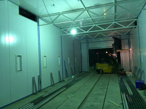 Окрасочно-сушильная камера для окраски металлоконструкций и ферм SPK 15.4.6. Италия Окрасочно-сушильная камера для окраски металлоконструкций и ферм SPK 15.4.6. Италия