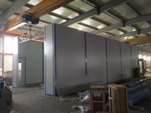 Окрасочно-сушильная камера для окраски металлоконструкций и ферм SPK 15.4.6. Италия Окрасочно-сушильная камера для окраски металлоконструкций и ферм SPK 15.4.6. Италия