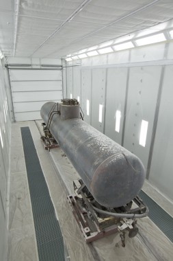 Покрасочно-сушильная камера для локомотивов для Музея РЖД г. Екатеринбург Окрасочно-сушильная камера для локомотивов SPK GROUP