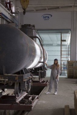 Покрасочно-сушильная камера для локомотивов для Музея РЖД г. Екатеринбург Камера покраски и сушки локомотивов SPK GROUP