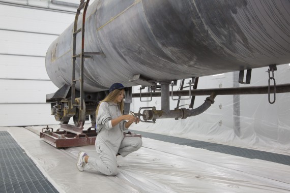 Покрасочно-сушильная камера для локомотивов для Музея РЖД г. Екатеринбург Камера покраски и сушки локомотивов SPK GROUP