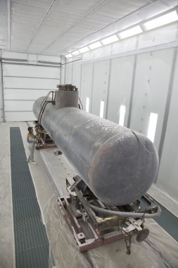 Покрасочно-сушильная камера для локомотивов для Музея РЖД г. Екатеринбург Камера покраски и сушки локомотивов SPK GROUP