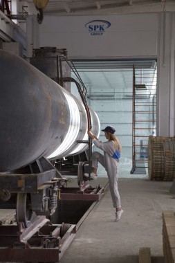 Покрасочно-сушильная камера для локомотивов для Музея РЖД г. Екатеринбург Камера покраски и сушки локомотивов SPK GROUP