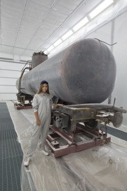 Покрасочно-сушильная камера для локомотивов для Музея РЖД г. Екатеринбург Камера покраски и сушки локомотивов SPK GROUP