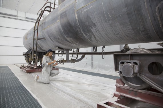 Покрасочно-сушильная камера для локомотивов для Музея РЖД г. Екатеринбург Камера покраски и сушки локомотивов SPK GROUP