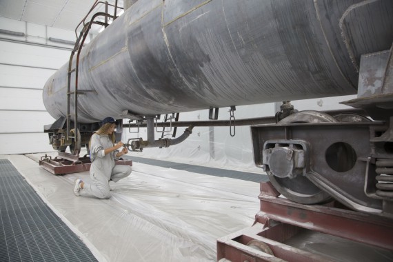 Покрасочно-сушильная камера для локомотивов для Музея РЖД г. Екатеринбург Камера покраски и сушки локомотивов SPK GROUP