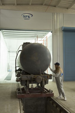 Покрасочно-сушильная камера для локомотивов для Музея РЖД г. Екатеринбург Покрасочно-сушильная камера для локомотивов для Музея РЖД г. Екатеринбург