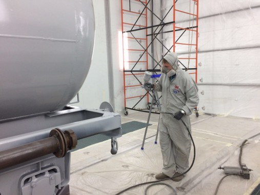 Покрасочно-сушильная камера для локомотивов для Музея РЖД г. Екатеринбург Окрасочно-сушильная камера для локомотивов SPK GROUP