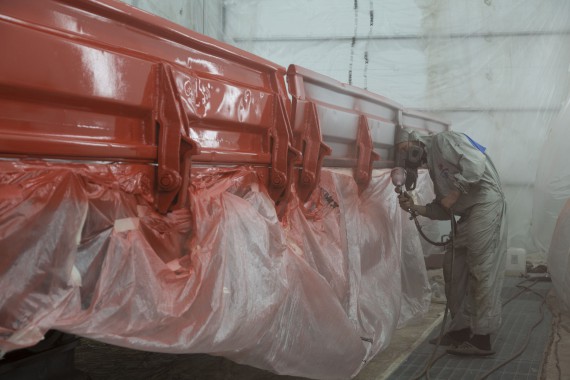 Покрасочно-сушильная камера для локомотивов для Музея РЖД г. Екатеринбург Камера покраски и сушки локомотивов SPK GROUP