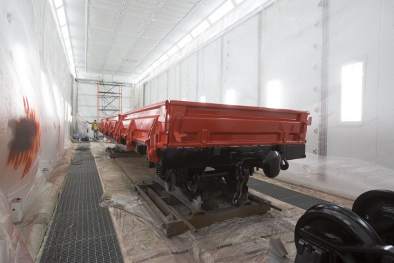 Покрасочно-сушильная камера для локомотивов для Музея РЖД г. Екатеринбург Окрасочно-сушильная камера для локомотивов SPK GROUP