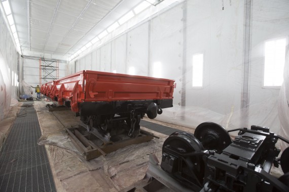 Покрасочно-сушильная камера для локомотивов для Музея РЖД г. Екатеринбург Окрасочно-сушильная камера для локомотивов SPK GROUP