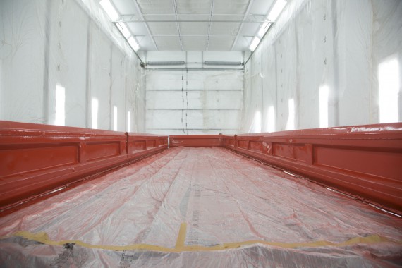 Покрасочно-сушильная камера для локомотивов для Музея РЖД г. Екатеринбург Окрасочно-сушильная камера для локомотивов SPK GROUP